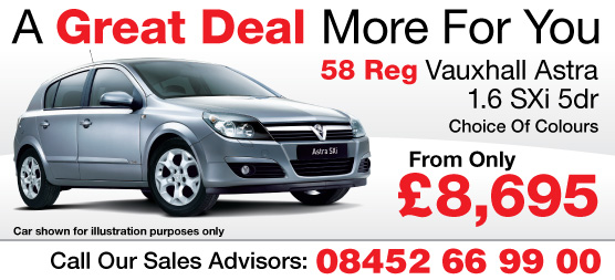 Vauxhall Astra SXi 08 Reg