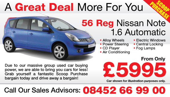 Nissan Note Auto 56 Reg