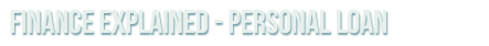 personal loans title