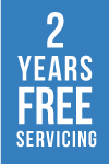 2 year free servicing with MoTs
